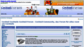 What Cocktail-community.de website looked like in 2011 (13 years ago)