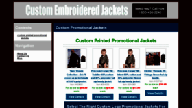 What Customembroideredjackets.com website looked like in 2012 (12 years ago)