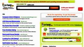 What Clutto.com website looked like in 2012 (12 years ago)