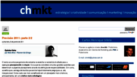 What Chmkt.com.br website looked like in 2011 (13 years ago)
