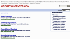 What Cremationcenter.com website looked like in 2012 (12 years ago)