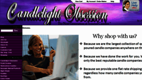 What Candlelightobsession.com website looked like in 2012 (12 years ago)