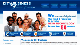 What Citybusiness.info website looked like in 2012 (12 years ago)
