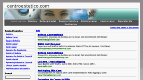 What Centroestetico.com website looked like in 2012 (12 years ago)