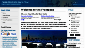 What Charterbuslinks.com website looked like in 2011 (13 years ago)