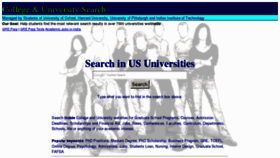 What College-university-links.com website looked like in 2012 (12 years ago)