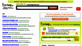 What Commentportal.com website looked like in 2012 (12 years ago)