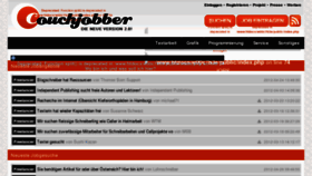 What Couchjobber.de website looked like in 2012 (11 years ago)