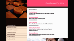 What Cargamesforkids.com website looked like in 2012 (11 years ago)