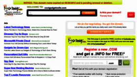 What Coolgadgetssite.com website looked like in 2012 (11 years ago)