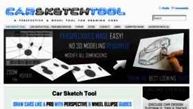 What Carsketchtool.com website looked like in 2012 (11 years ago)