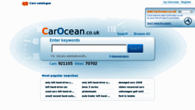 What Carocean.co.uk website looked like in 2012 (14 years ago)