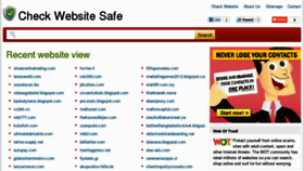 What Checkwebsitesafe.net website looked like in 2012 (11 years ago)