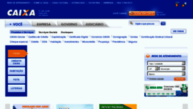 What Caixa.gov.br website looked like in 2012 (14 years ago)