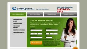 What Creditoptions.com website looked like in 2012 (11 years ago)