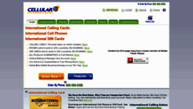 What Cellularinternational.com website looked like in 2012 (11 years ago)