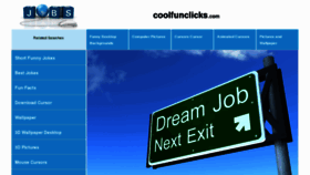 What Coolfunclicks.com website looked like in 2011 (13 years ago)