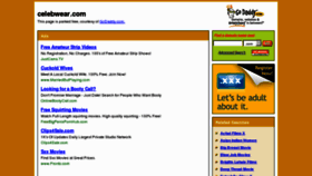What Celebwear.com website looked like in 2012 (11 years ago)