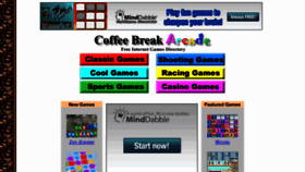 What Coffeebreakgames.com website looked like in 2012 (11 years ago)