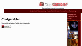 What Chatgambler.com website looked like in 2012 (11 years ago)