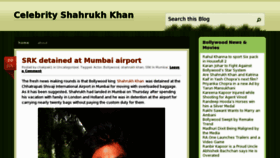 What Celebrityshahrukhkhan.wordpress.com website looked like in 2012 (11 years ago)