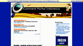 What Commentportal.com website looked like in 2011 (13 years ago)