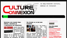 What Cultureconnexion.fr website looked like in 2011 (13 years ago)