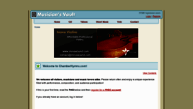 What Chamberhymns.com website looked like in 2012 (11 years ago)