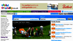 What Childfriendly.co.uk website looked like in 2012 (11 years ago)