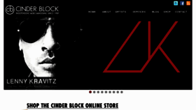 What Cinderblock.com website looked like in 2012 (11 years ago)