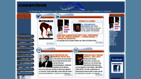 What Cinearchivo.com website looked like in 2012 (11 years ago)