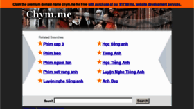 What Chym.me website looked like in 2012 (11 years ago)
