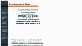 What Ch-saumur.fr website looked like in 2012 (11 years ago)