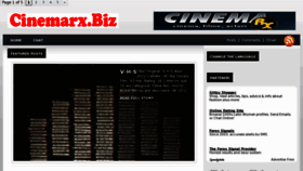 What Cinemarx.biz website looked like in 2012 (11 years ago)