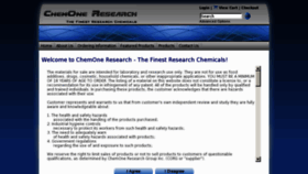 What Chemoneresearch.com website looked like in 2012 (11 years ago)
