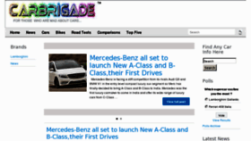 What Carbrigade.com website looked like in 2012 (11 years ago)