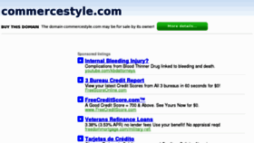What Commercestyle.com website looked like in 2012 (11 years ago)