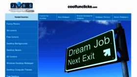 What Coolfunclicks.com website looked like in 2012 (11 years ago)