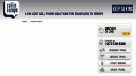 What Callineurope.com website looked like in 2012 (11 years ago)