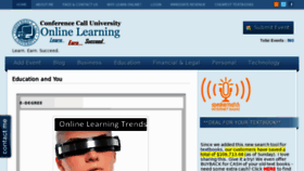 What Cculearning.com website looked like in 2012 (12 years ago)