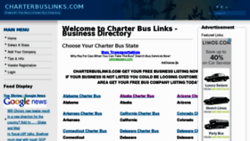 What Charterbuslinks.com website looked like in 2012 (11 years ago)