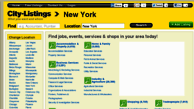 What City-listings.com website looked like in 2012 (11 years ago)