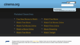 What Cinema.org website looked like in 2012 (11 years ago)