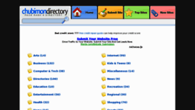 What Chubimon.com website looked like in 2012 (13 years ago)