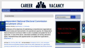 What Careervacancy.com website looked like in 2012 (11 years ago)