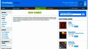 What Cell-phone-games.thumbplay.com website looked like in 2012 (11 years ago)