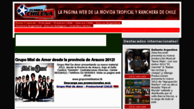 What Cumbiachilena.cl website looked like in 2012 (11 years ago)