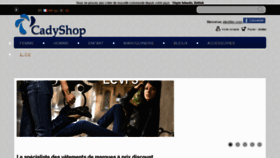 What Cadyshop.com website looked like in 2012 (11 years ago)