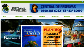 What Costadoscoqueiros.com website looked like in 2012 (11 years ago)