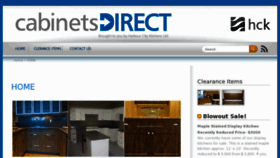 What Cabinetsdirect.ca website looked like in 2012 (11 years ago)
